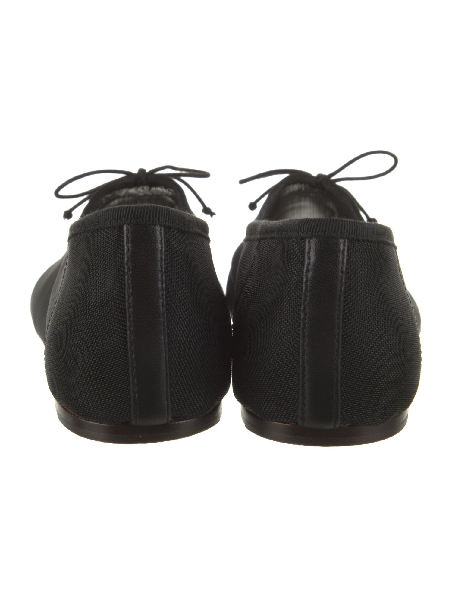 Loeffler Randall Mesh Bow Accents Ballet Flats